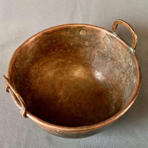 Rustic Round Bottom Copper Bowl image-5