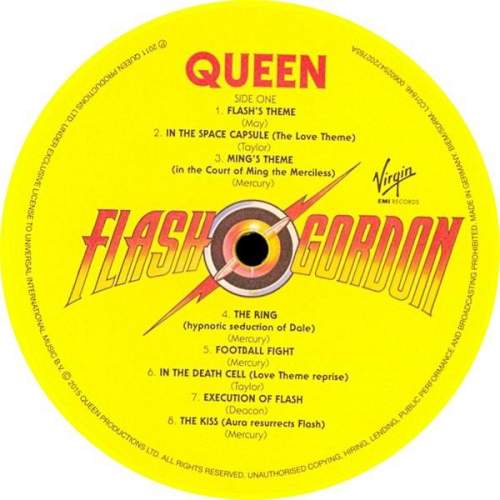 Queen Flash Gordon  Half Speed Coloured Yellow Vinyl image-3