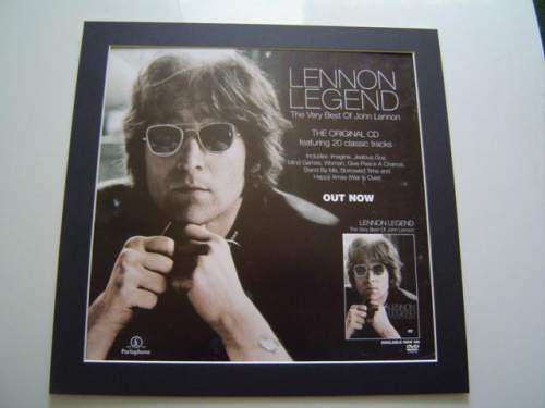 4 x John Lennon Original Rare Posters In Mounts Ready To Frame image-3