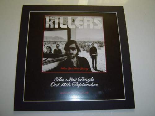 4 x The Killers Original Uk Rare Posters In Mounts Ready To Frame image-2