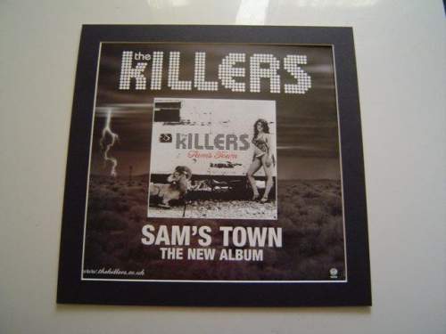 4 x The Killers Original Uk Rare Posters In Mounts Ready To Frame image-3