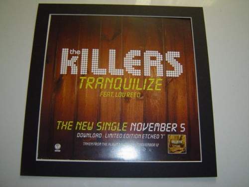 4 x The Killers Original Uk Rare Posters In Mounts Ready To Frame image-5