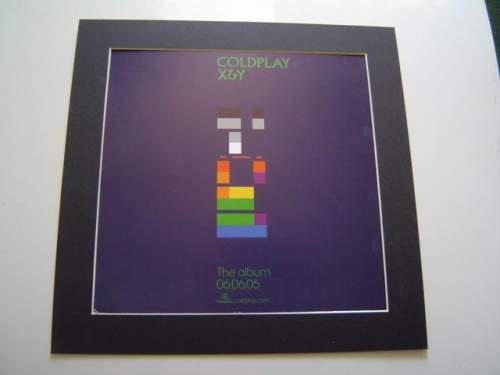 5 x Coldplay Original Uk Rare Posters In Mounts Ready To Frame image-6