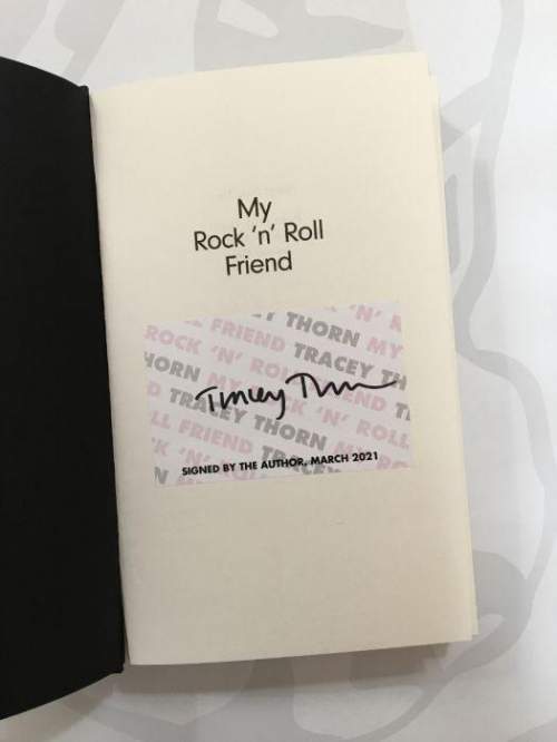 Book Tracey Thorn- My Rock n Roll Friend - Signed image-3