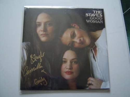 The Staves Good Women Fully Autographed Clear Vinyl Sealed LP image-2