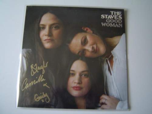 The Staves Good Women Fully Autographed Clear Vinyl Sealed LP image-3