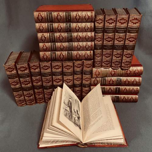 19th Century 22 Volumes of The Works of Thackery image-1