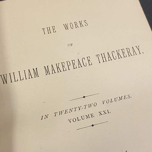 19th Century 22 Volumes of The Works of Thackery image-5