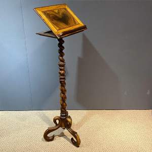 19th Century Walnut Book Stand