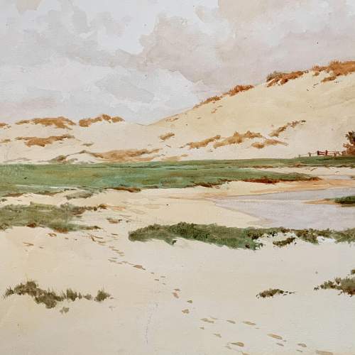 William Parkyn Watercolour Painting At Sennen Cornwall image-2