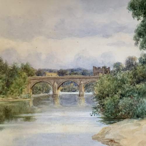 Watercolour On The River Tyne by John J Potts image-2