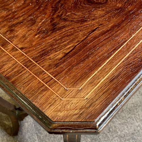Early 20th Century Rosewood Inlaid Window Table image-5