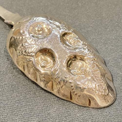 Early 19th Century Silver Berry Spoon image-4