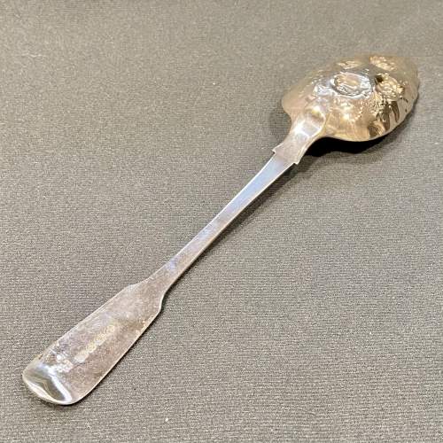 Early 19th Century Silver Berry Spoon image-5