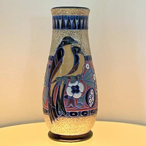 Art Deco Amphora Art Pottery Vase image-1