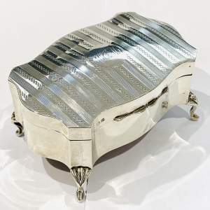 Early 20th Century Silver Trinket Box