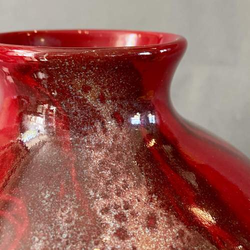 Royal Doulton Bulbous Flambé Vase image-4