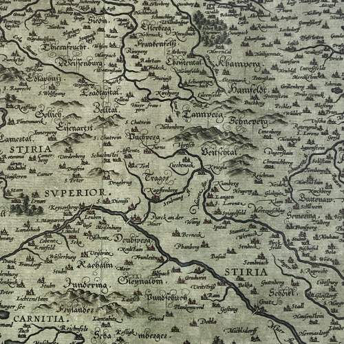 Map of Austria by Abraham Ortelius image-4