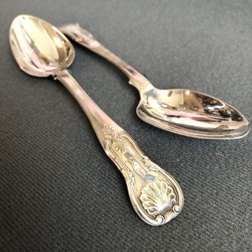 Pair of 20th Century Scottish Silver Tea Spoons image-2