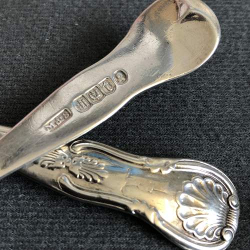 Pair of 20th Century Scottish Silver Tea Spoons image-4