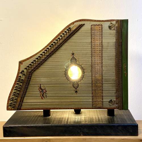 Vintage Piano Harp Upcycled Lamp image-1