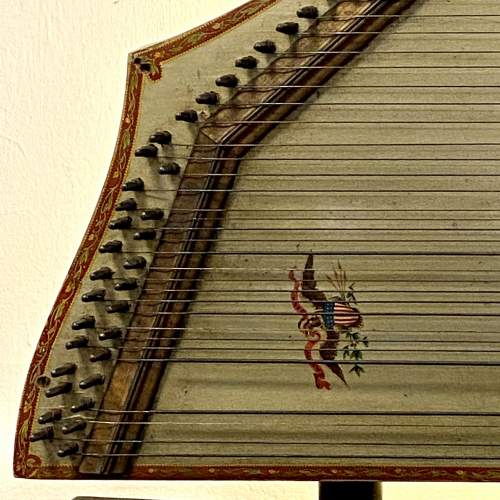 Vintage Piano Harp Upcycled Lamp image-2