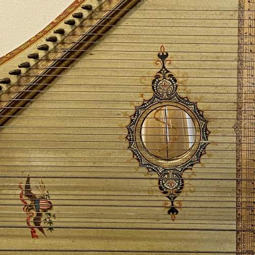 Vintage Piano Harp Upcycled Lamp image-4