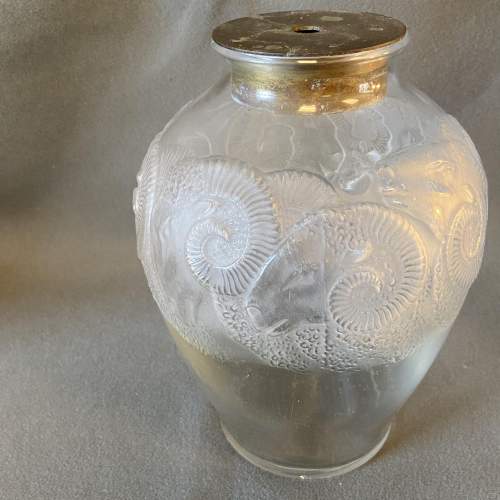 Early 20th Century French M Model Glass Vase image-1