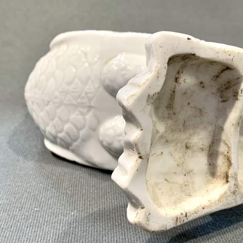 Rare Chinese Blanc De Chine Porcelain Cockerel Figure image-5