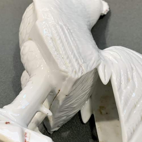 Rare Chinese Blanc De Chine Porcelain Cockerel Figure image-6