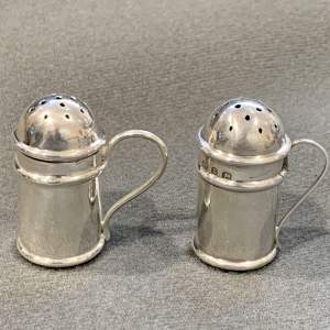 19th Century Matching Pair Of Flour Dredger Pepperettes
