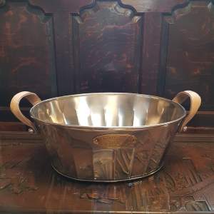 20th Century Heritage Collection Ice Bucket with Leather Handles