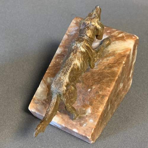 Pair Of Spelter Working Dogs Book Ends image-5