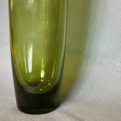 Tall 1960s Holmegaard Maygreen Vase by Per Lutken image-5