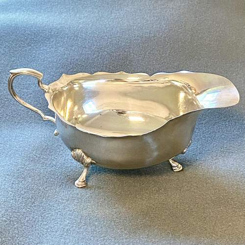 Early 20th Century Walker and Hall Silver Cream Jug image-2