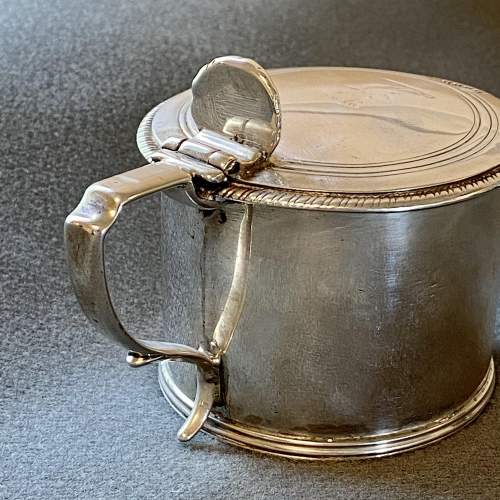 19th Century Silver Mustard Pot Holder image-5