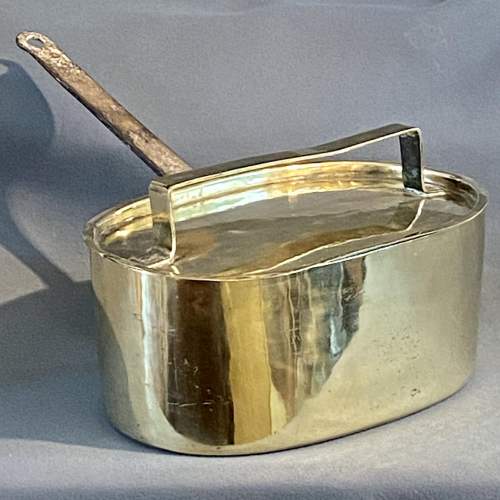 French Vintage Brass Pan with Lid image-6