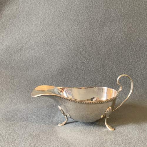 20th Century Silver Sauce Boat image-3