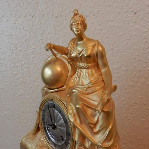 Earle 19th Century French Gilt Bronze Clock by Pons de Paul image-5