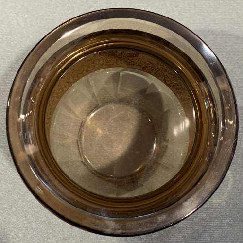 Moser Karlsbad Amber Glass Pot image-4