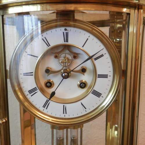 French Oval Four Glass Clock image-2