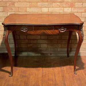 Late Victorian Inlaid Rosewood Table