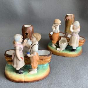 Victorian Pair of Jack and Jill Figures