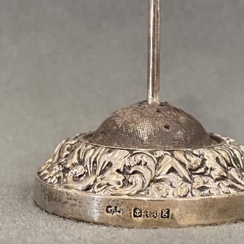 Early 20th Century Silver Hat Pin Stand image-3