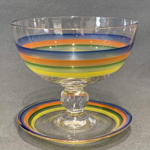Mid 20th Century Set Of Six Glass Sundae Dishes image-5