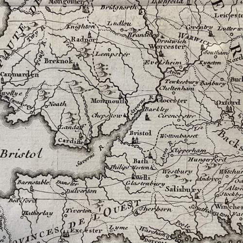 18th Century Map of England and Wales image-4