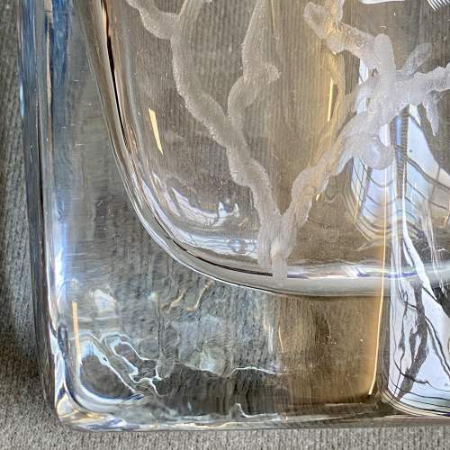 Stromberg Engraved Glass Vase image-5
