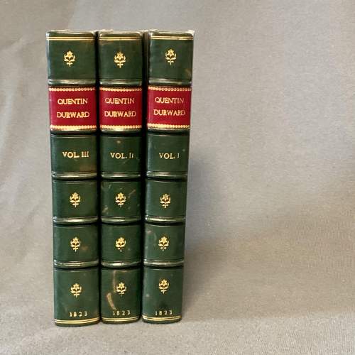 19th Century Sir Walter Scott Quentin Durward in Three Volumes image-1