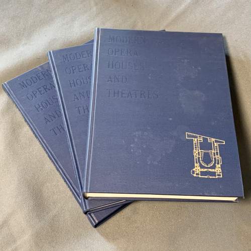 20th Century Three Volumes of Modern Opera Houses and Theatres image-1