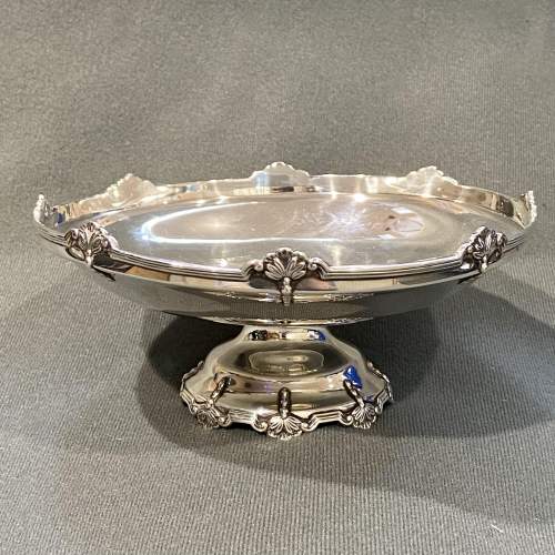Mid 20th Century Walker and Hall Silver Footed Dish image-1